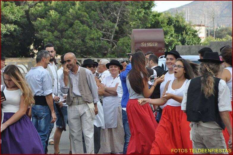Imagen de la romería de Lomo Cementerio de años atrás (Foto TF)